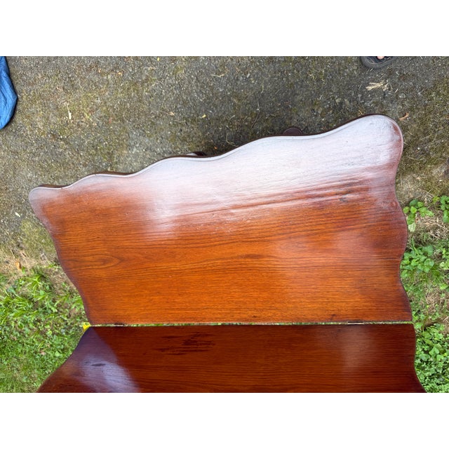 Antique Regency Style Mahogany Flip Top Game Table For Sale - Image 14 of 18