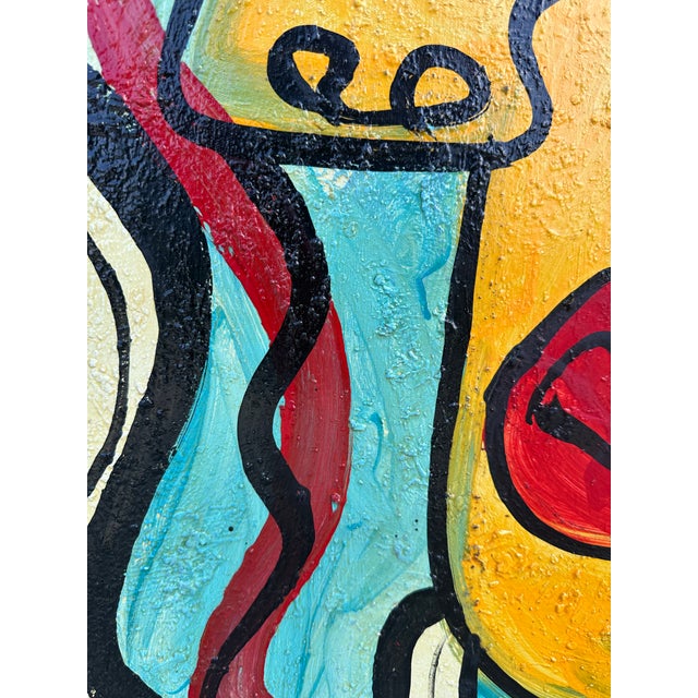Large-Scale Abstract Portrait, Peter Keil For Sale - Image 6 of 7
