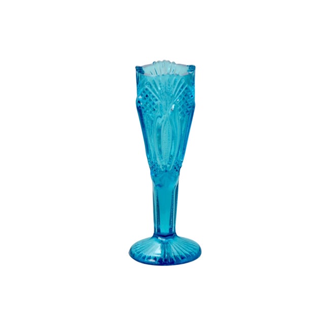 Teal Blue Vase For Sale In Chicago - Image 6 of 6