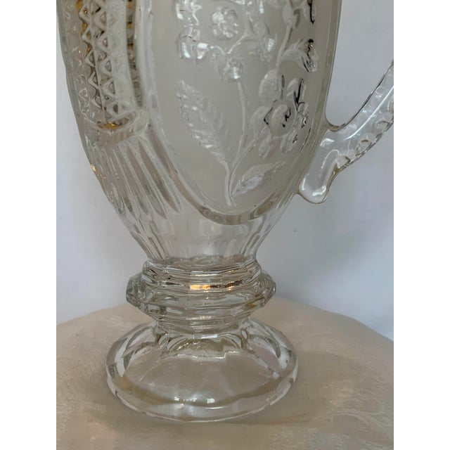 Vintage Zajecar Crystal Pitcher For Sale In Baltimore - Image 6 of 9