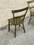 Wood Antique American Hand-Painted Floral Folk Art Plank Seat Chairs - Set of 4 For Sale - Image 7 of 12