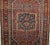Navy Blue 19th Century Persian Bidjar Rug, Handwoven Geometric Pattern, Burgundy & Blue, 5’ X 7’ For Sale - Image 8 of 12