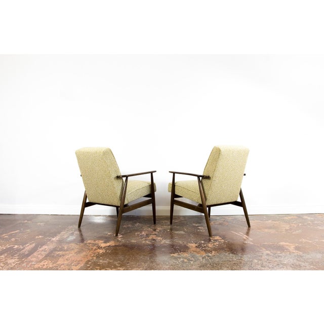 Vintage Armchairs by H. Lis, Poland, 1960s, Set of 2 For Sale - Image 4 of 18