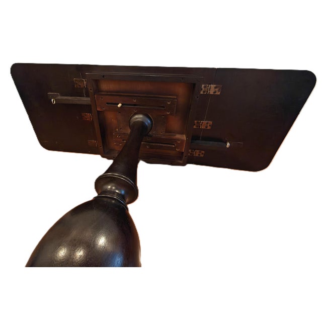 Wood Thomas O'Brien Davis Mahogany Drop Leaf Side Tables - A Pair For Sale - Image 7 of 11