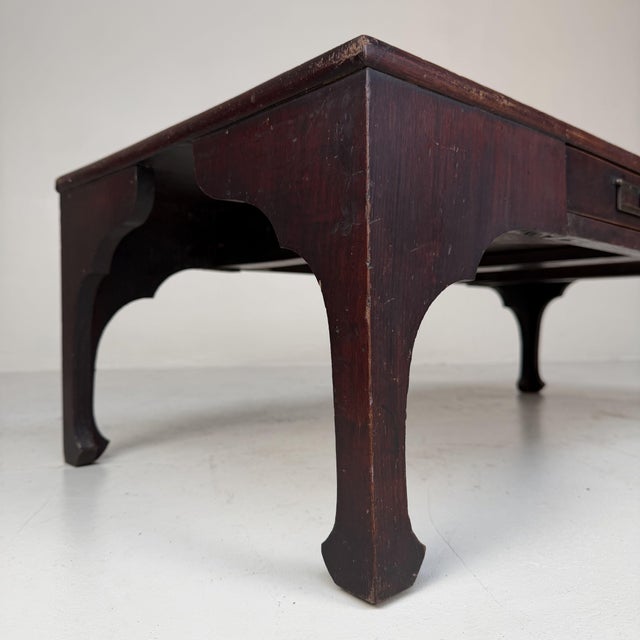 Antique Japanese Low Fuzukue Writing Table, 1900s For Sale - Image 13 of 14