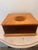 Beautiful handmade heritage box by David Whitaker for “Under the Baobab,” dated 2005. Crafted with contrasting figured...