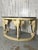 1990s 1990s Carved Wood Elephants With Tessellated Stone Top Desk For Sale - Image 5 of 17