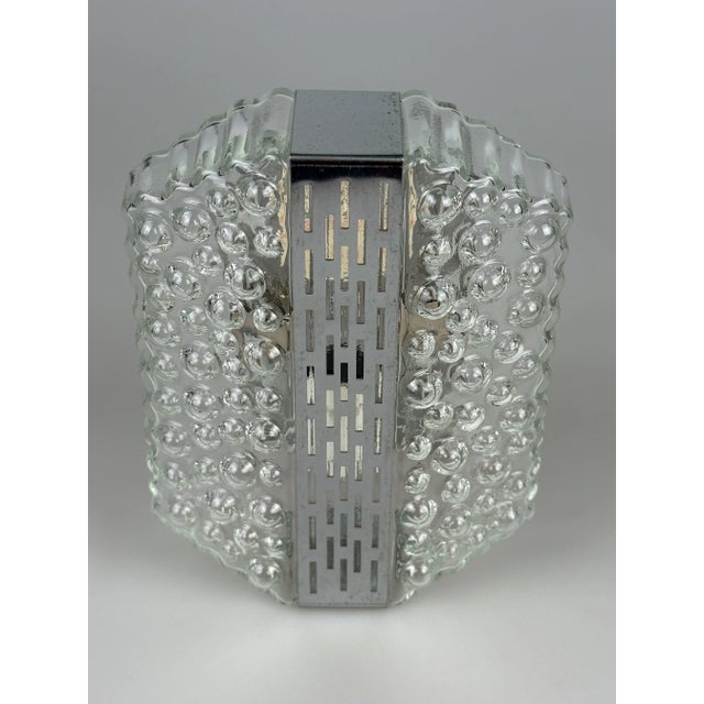 Space Age Chrome and Glass Bubble Wall Lamp from Hustadt Leuchten, 1960s For Sale - Image 12 of 18