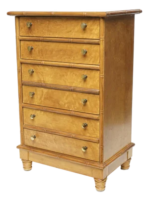 Altavista Lane Earl's Court Collection Bird's Eye Maple Traditional Style Chairside Chest / End Table