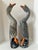 Early 20th Century Hand Carved and Painted Wooden Goose Sculptures - A Pair For Sale - Image 11 of 12