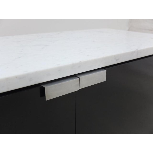 Black Black & Marble Cabinets by Alfred Hendrickx for Belform, 1970s, Set of 2 For Sale - Image 8 of 18