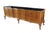 Baroque 1920s Monumental Italian Baroque Venetian Walnut Burl Glass Top Sideboard Buffet 102" For Sale - Image 3 of 17