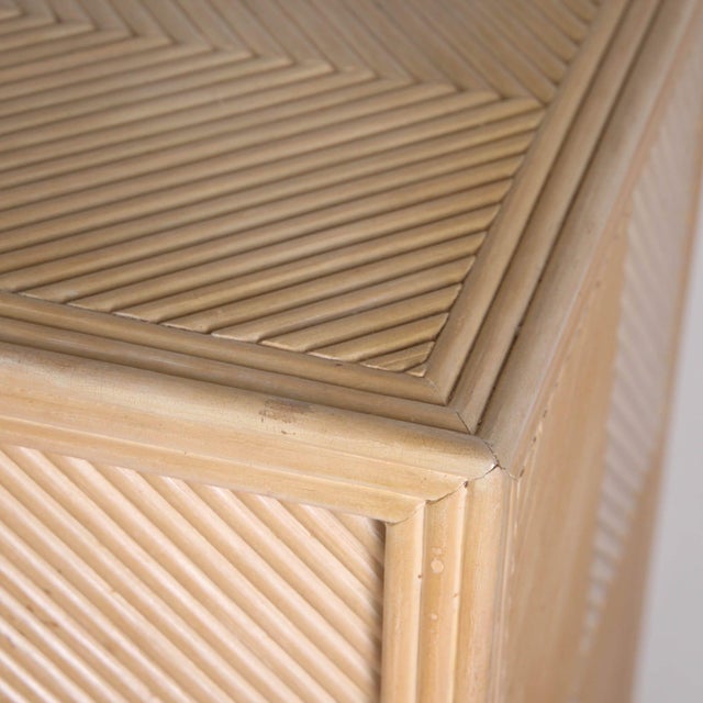 Rattan and Brass Sideboard, 1970s For Sale - Image 14 of 18