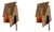 Vintage Wall Lamps in Brass Finish on Iron, Set of 2 For Sale