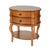 Ethel 25 in. W Oval Wood 2 Drawer Accent Table with Open Shelf, Olive Ash For Sale - Image 10 of 10