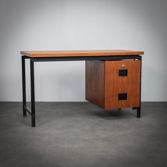 Japanese Series EU01 Desk by Cees Braakman for Pastoe, Netherlands, 1960s For Sale - Image 9 of 9