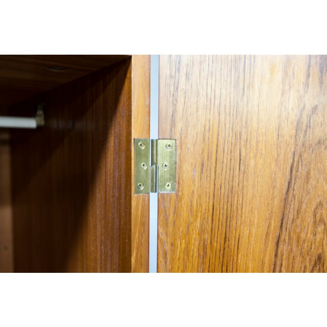 Scandinavian Teak Wardrobe by Eric Grinwis Holland, 1960s For Sale - Image 17 of 18