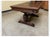 Brown Vintage Extendable Table, 1945 For Sale - Image 8 of 10