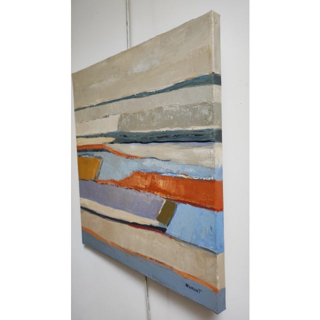 Contemporary l'Esquisse Du Silence, Abstract Landscape, Contemporary, Framed by Sophie Dumont For Sale - Image 3 of 8