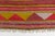 1950s Red, Yellow & Grey Wool Rug For Sale - Image 4 of 10