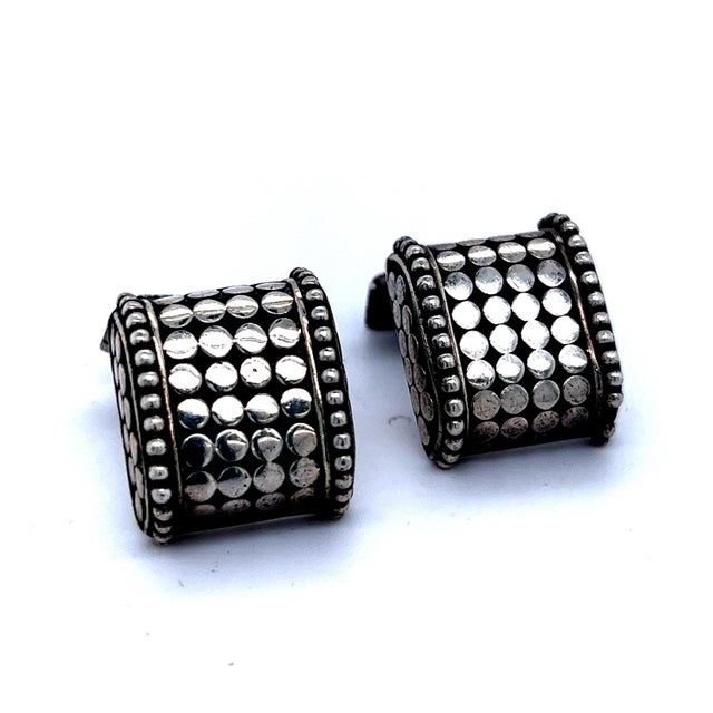 1990s John Hardy Estate Cufflinks Sterling Silver, 2 Pieces For Sale In New York - Image 6 of 8