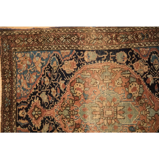 Antique Sarouk Square Rug Mat - 2' x 2'4" For Sale In New York - Image 6 of 8
