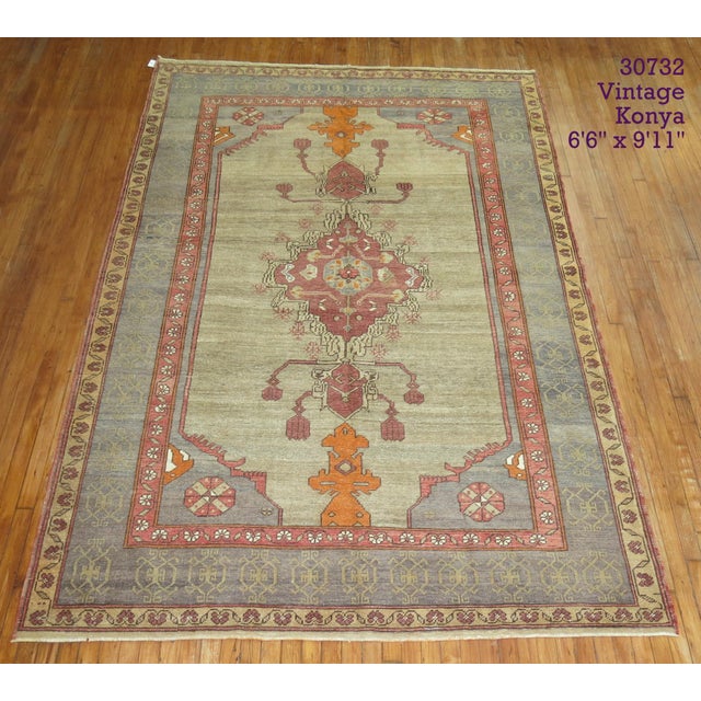 Late 20th Century Turkish Konya Rug For Sale In New York - Image 6 of 6