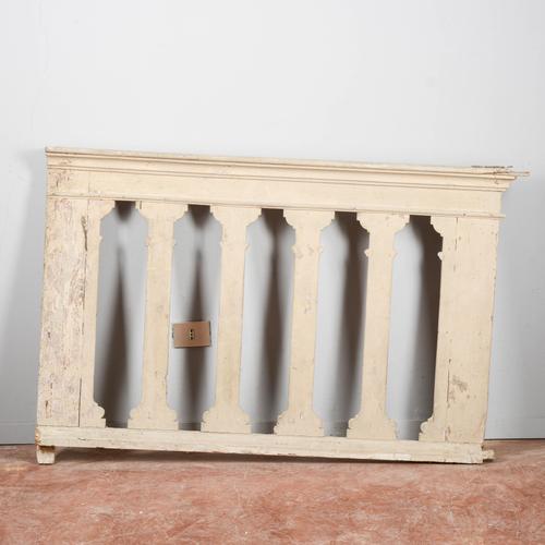 Antique Wooden Balustrade Railing For Sale - Image 9 of 9