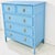 Coastal Vintage Faux Bamboo & Woven Wicker Lacquered Chest of Drawers For Sale - Image 3 of 15