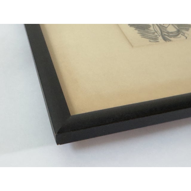 Waldo Peirce "Chamber Music" 1940s Signed Original Lithograph Associated American Artists, Framed For Sale In Los Angeles - Image 6 of 8