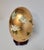 Japanese Large Chinoiserie Gold Leaf Porcelain Egg With Birds & Chrysanthemums For Sale - Image 3 of 9