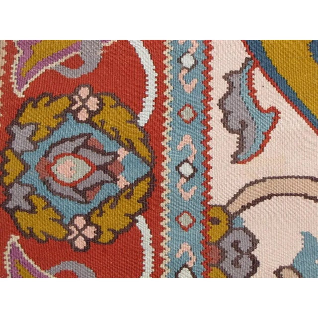 Transylvanian Flat Kilim Rug, 1920s For Sale - Image 9 of 10