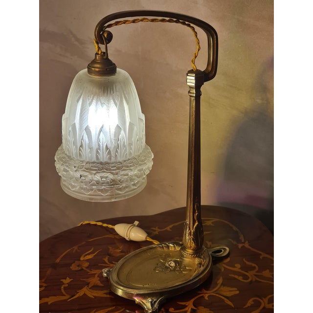 Bronze Desk Lamp by Charles Ranc, 1920 For Sale - Image 13 of 13