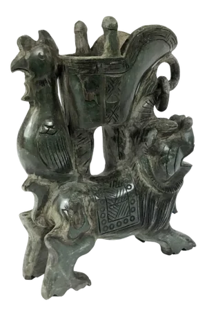 Antique Chinese Carved Stone Vessel