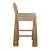 Mid-Century Modern NOIR Laredo Counter Stool, Teak with Synthetic Woven For Sale - Image 3 of 5
