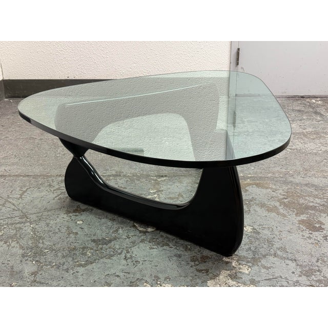 Mid-Century Modern Isamu Noguchi for Herman Miller Noguchi Coffee Table, Black For Sale - Image 3 of 12