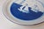 Metal Large Vintage Blue and White Enamelware Platter / Tray With Sailboat and Lighthouse Motif For Sale - Image 7 of 11