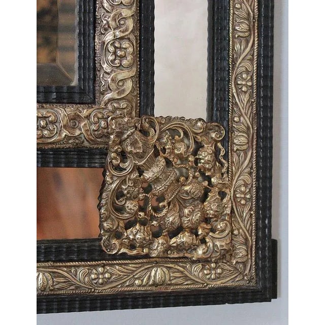Antique Louis XIV Style Mirror For Sale - Image 3 of 5