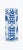 This striking 12-inch porcelain cylinder vase features classic underglaze blue artistry with a traditional Qianlong Nian...