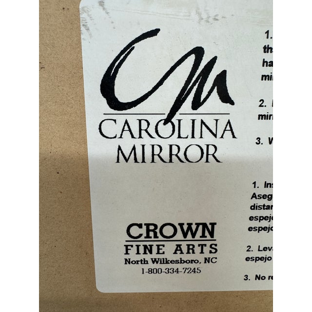 American Carolina Mirror Company Octagonal Wall Mirror For Sale - Image 3 of 12