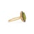 Metal Peridot Blue Sapphire Halo Green 14k Gold Ring Size 4, Fine Jewelry by VRJewels For Sale - Image 7 of 18