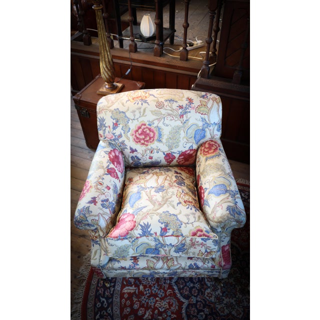 Textile Laid Back Armchairs by George Smith, 2010s, Set of 2 For Sale - Image 7 of 18