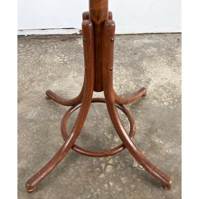 French Early 20th C Thonet Style Bentwood Coat and Hat Rack For Sale - Image 3 of 7