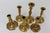 Antique Baroque Danish Brass Candlesticks, Set of 6 For Sale - Image 6 of 18