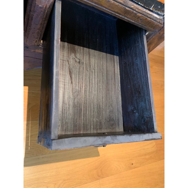 Antique Painted and Lacquered Chinese Chest For Sale - Image 11 of 12