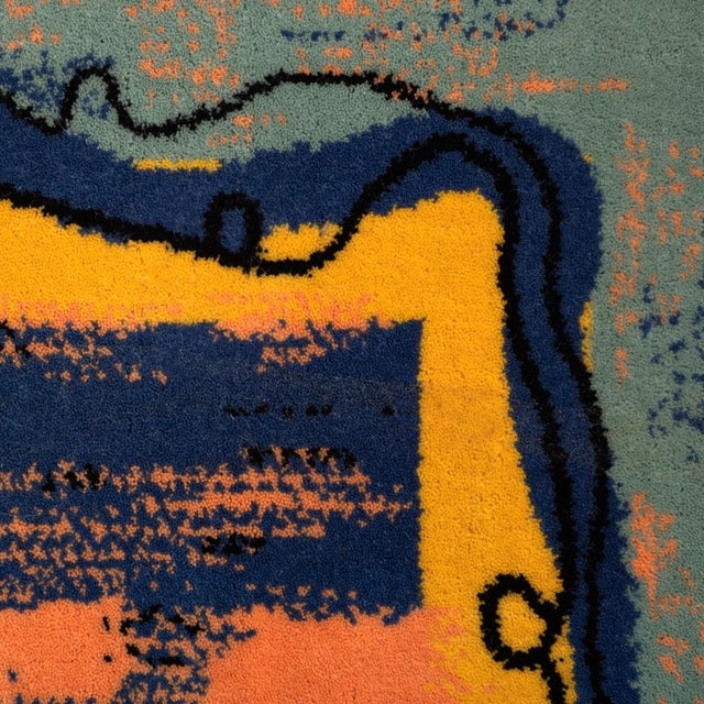Postmodern Art Rug by Pierre Baldain for Neder, Belgium For Sale - Image 5 of 18