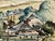 Rustic Henry Emil Salloch Original Watercolor on Paper Rural Village, 1936. For Sale - Image 3 of 10