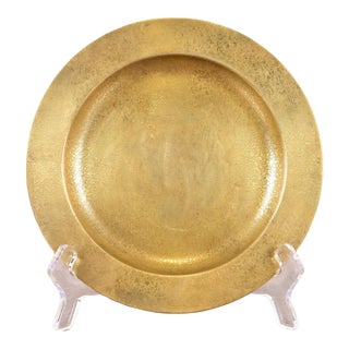 Tiffany Studios New York Bronze Doré Plate or Charger For Sale