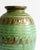 Scandinavian Green Glazed Relief Vase by Erik Mornils for Nittsjo, Sweden, 1940s For Sale - Image 4 of 7