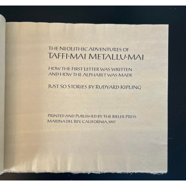1990s Rudyard Kipling / the Neolithic Adventures of Taffi-Mai Metallu-Mai For Sale - Image 9 of 12